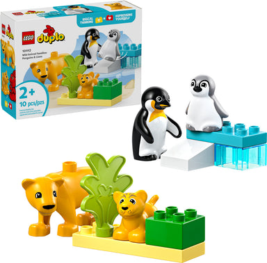 10442 Wild Animal Families: Penguins & Lions