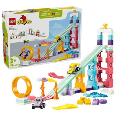10478 3 in 1 Creative Ramps with Vehicles