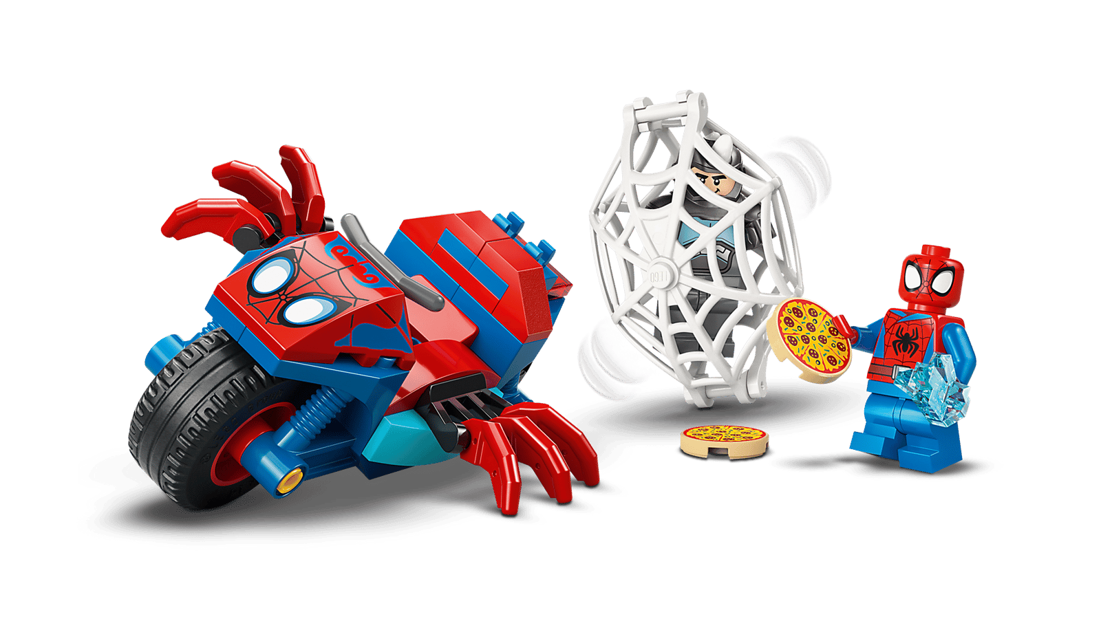 11206 Spidey on his Motorcycle vs. Rhino