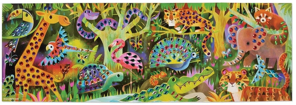 Jungle Paradise Jewel Art Poster