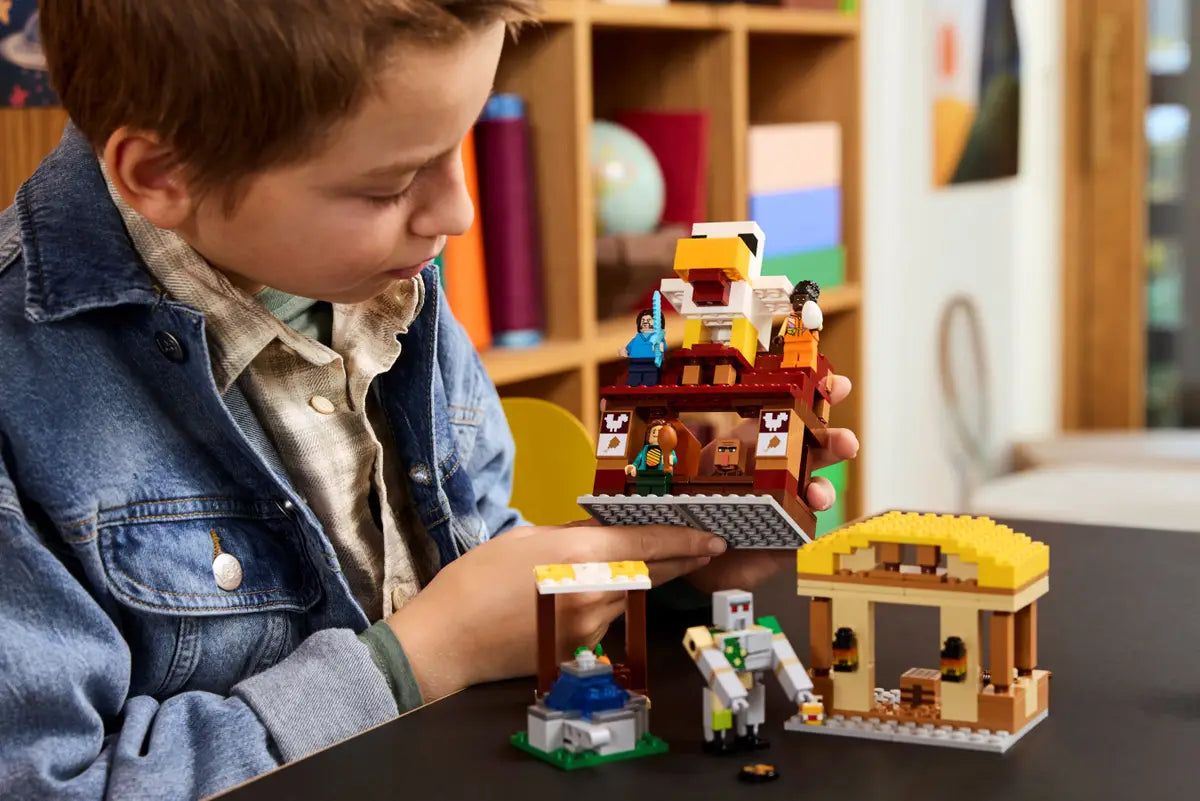 The Ghast Balloon Village Attack Lego