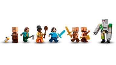 The Ghast Balloon Village Attack Lego