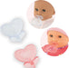 2 Pacifiers for 12" Dolls Set