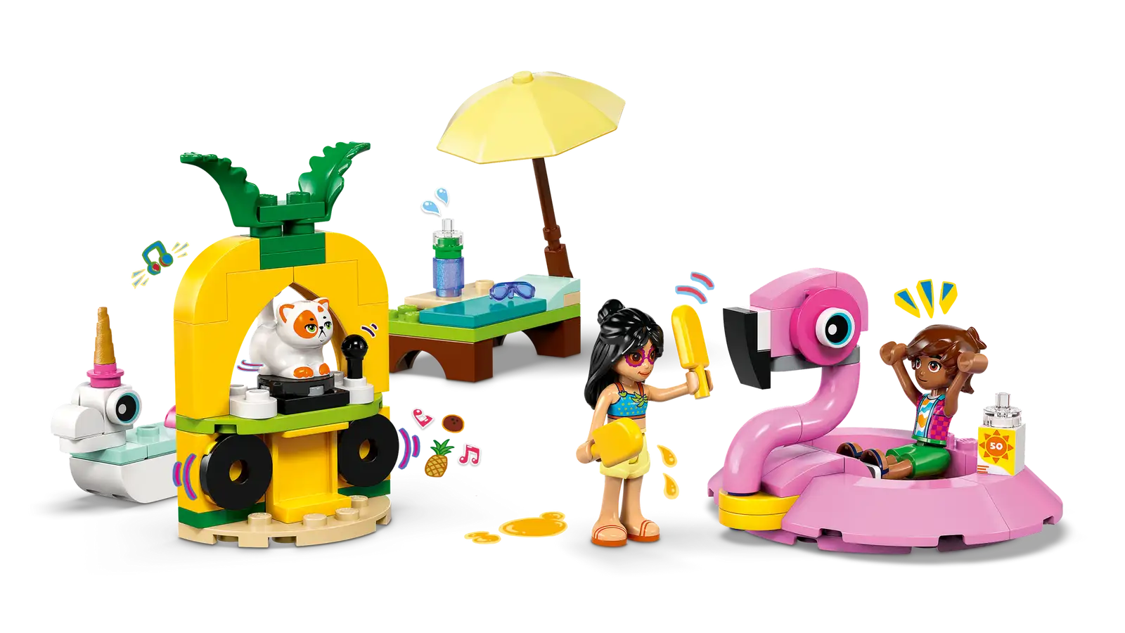 42658 Unicorn & Flamingo Pool Party