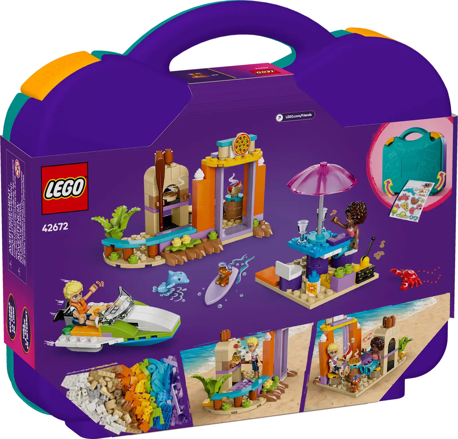 42672 Creative Beach and Travel Suitcase