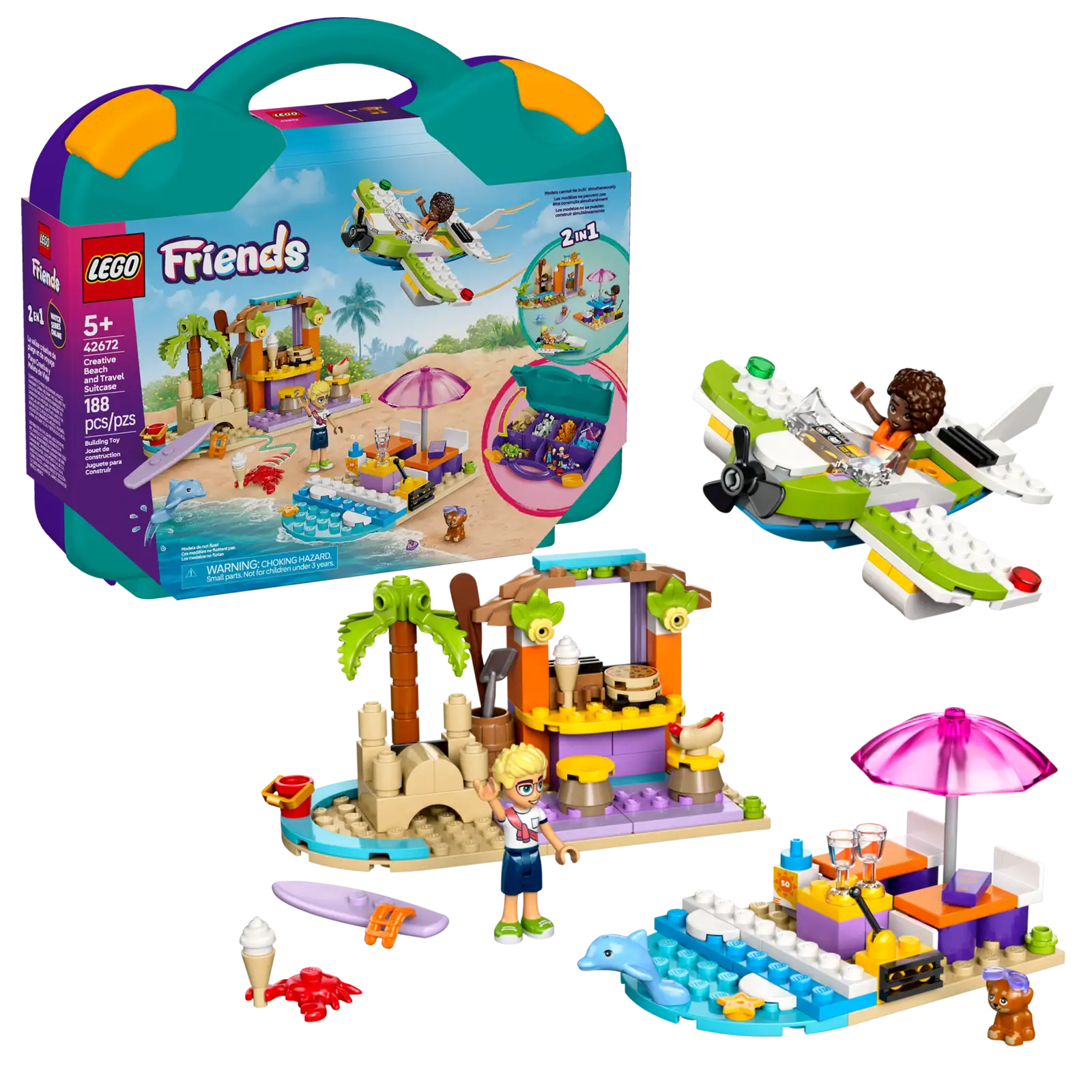 42672 Creative Beach and Travel Suitcase