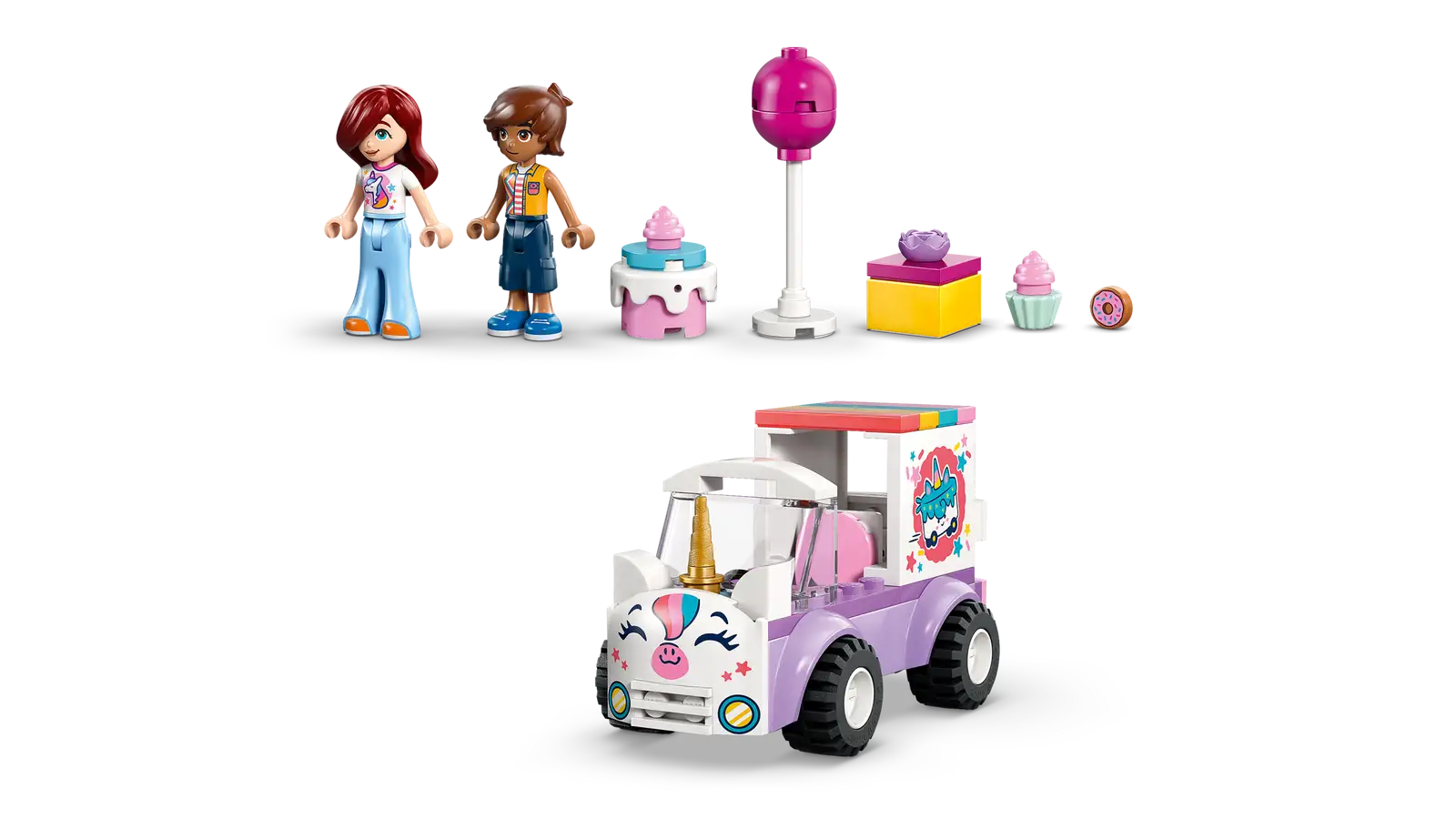 42675 Unicorn Cake Delivery Car