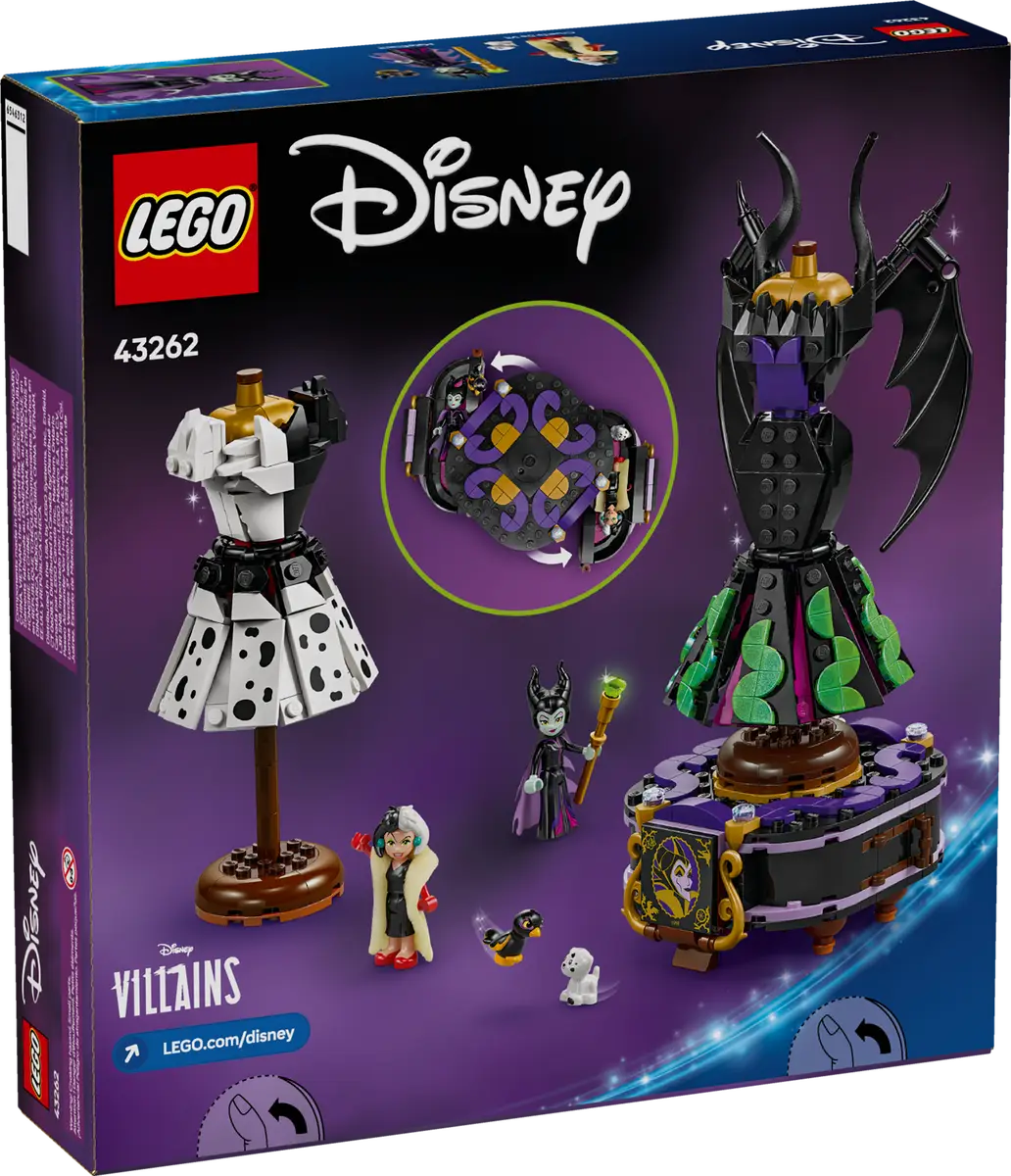 43262 Maleficent's and Cruella De Vil's Dresses