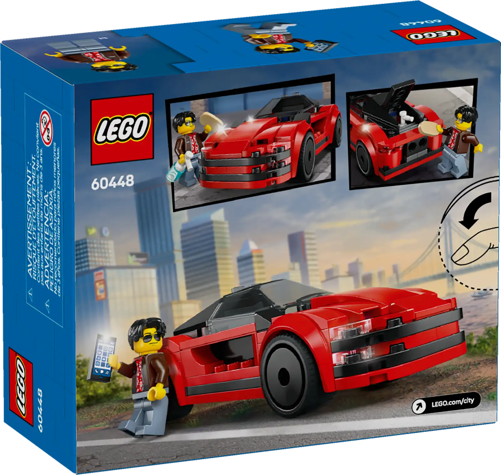 60448 Red Sports Car