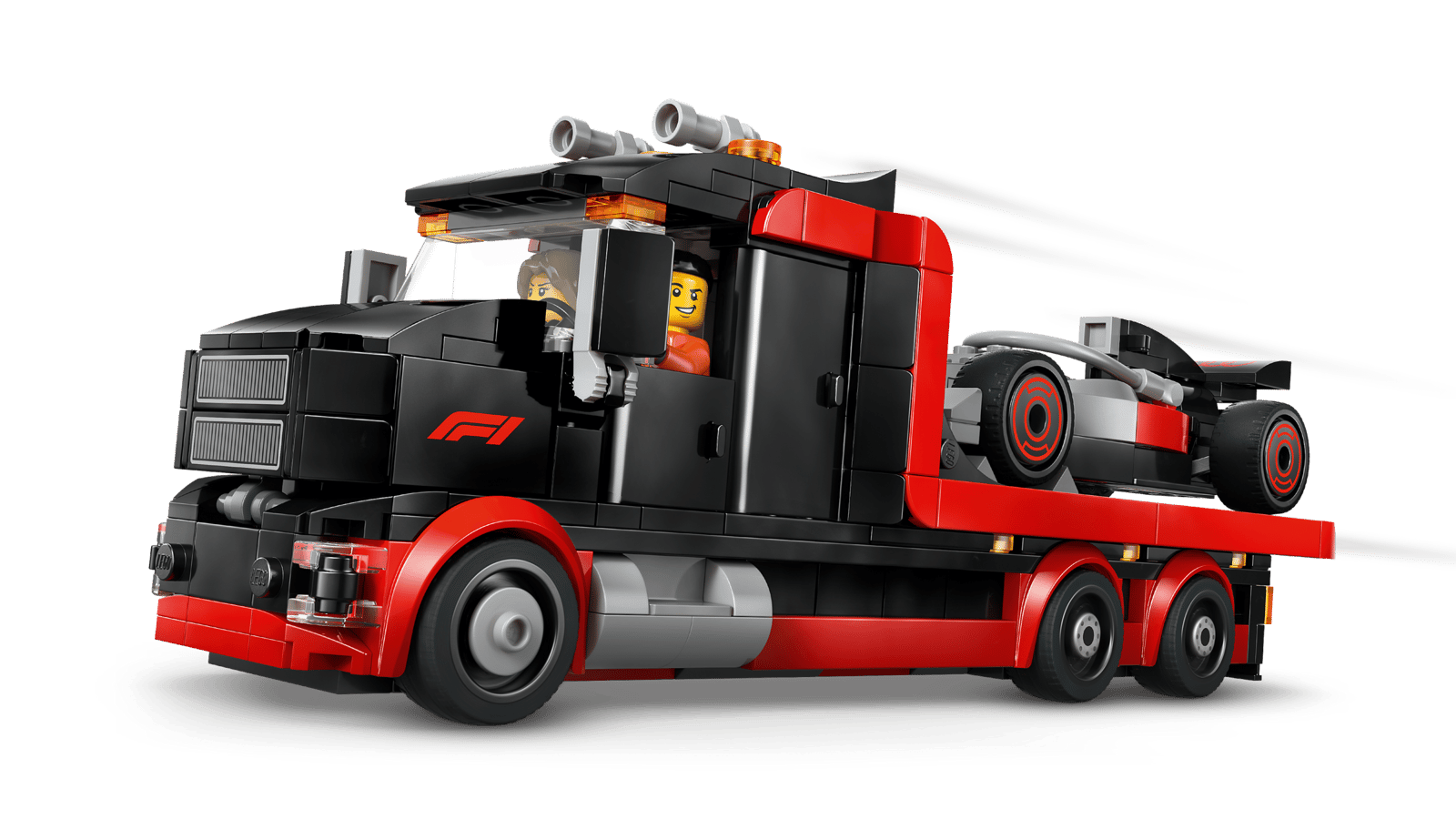 60493 F1® Display Truck with Audi F1® Race Car