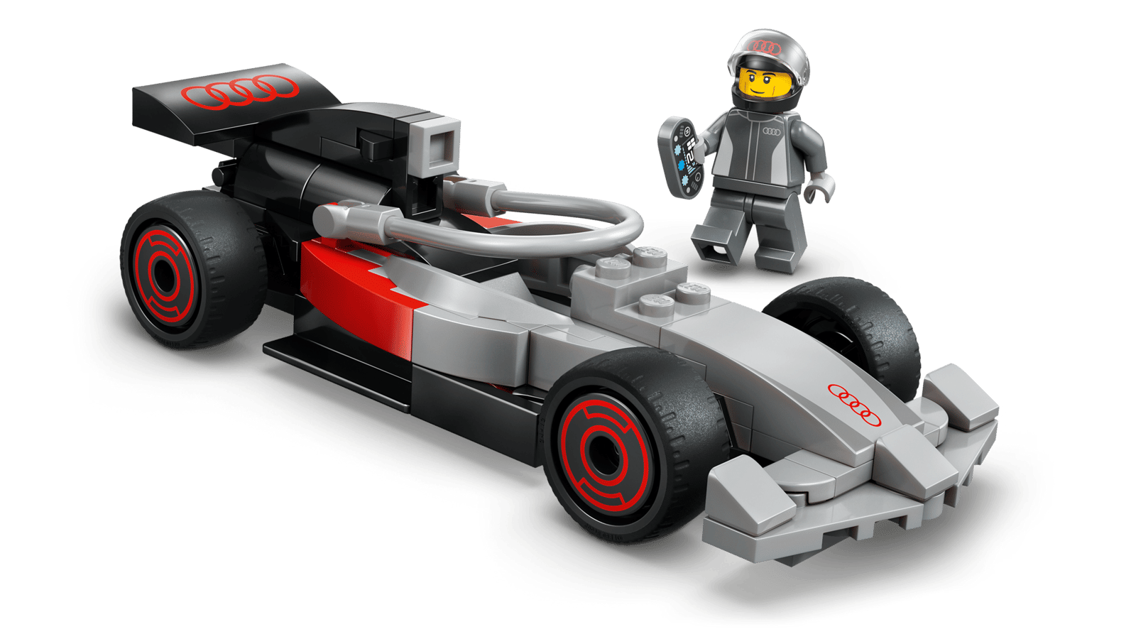60493 F1® Display Truck with Audi F1® Race Car