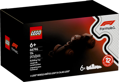 66796 F1® Collectible Race Cars 6 Pack