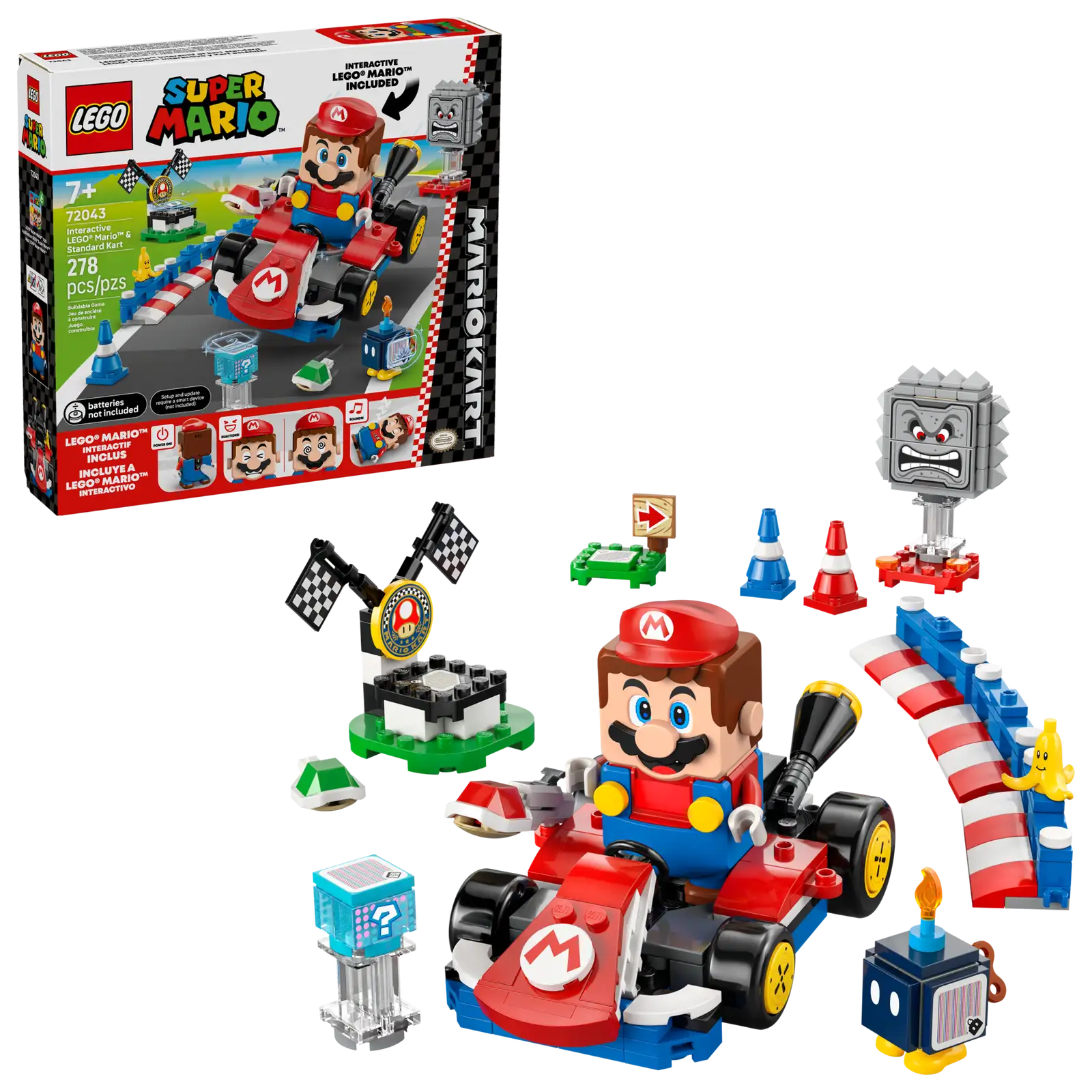 72043 Mario Kart Interactive LEGO® Mario & Standard Kart