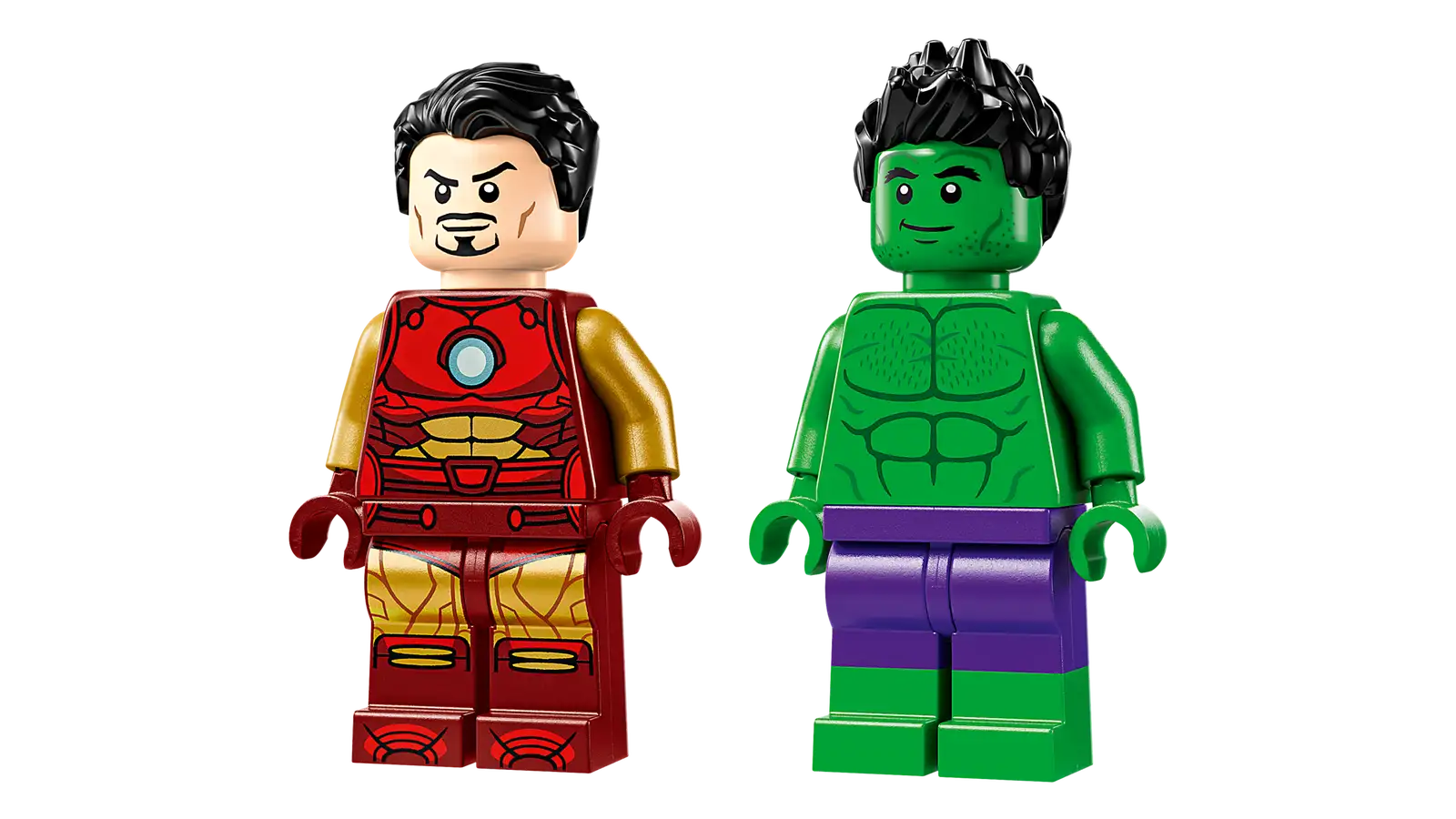 iron man and hulk lego figures