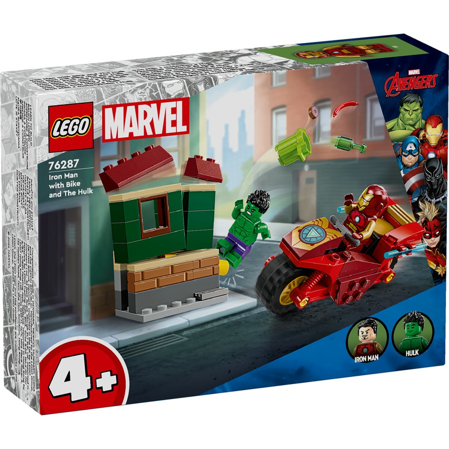 76287 Iron Man with Bike and The Hulk