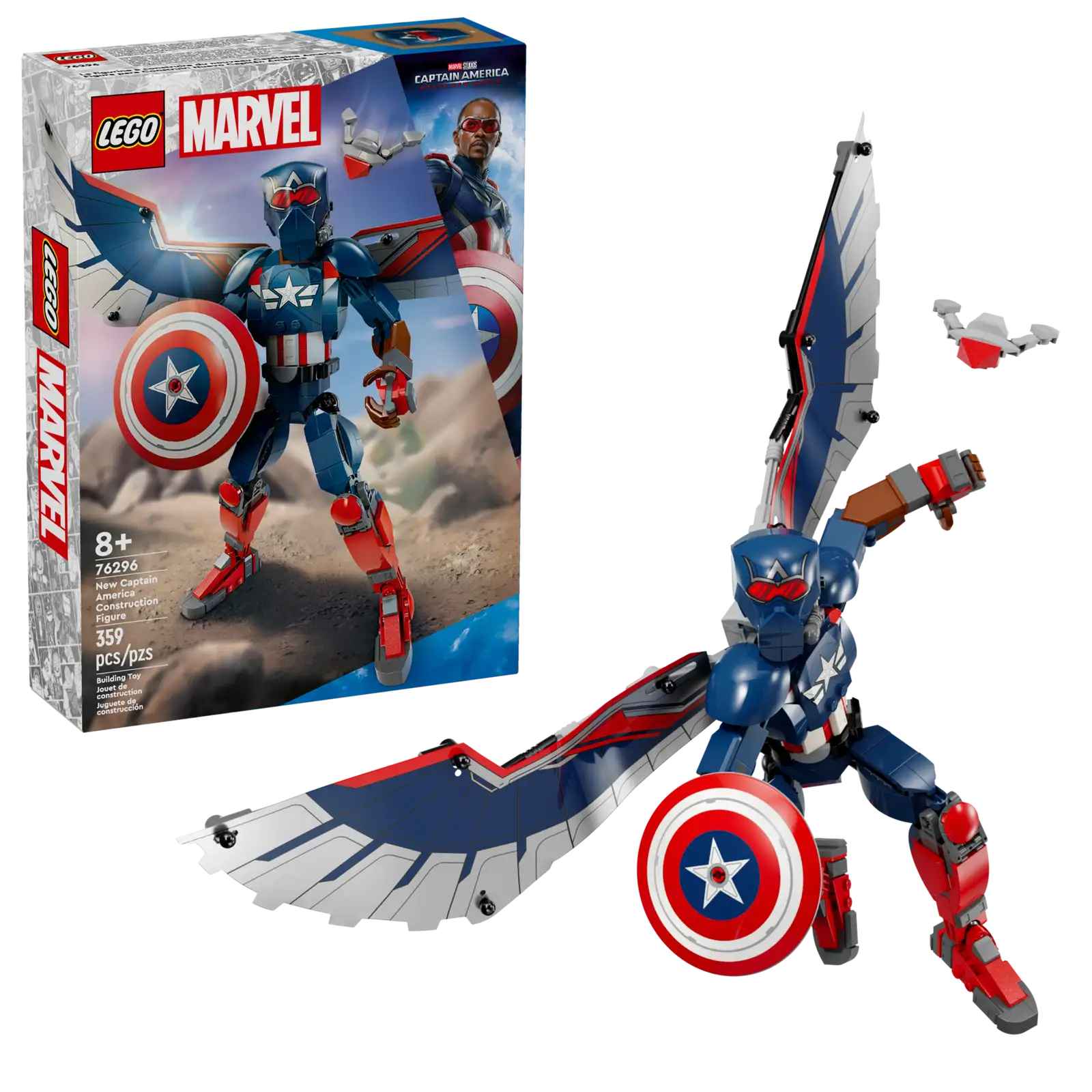 76296 New Captain America Construction Figure
