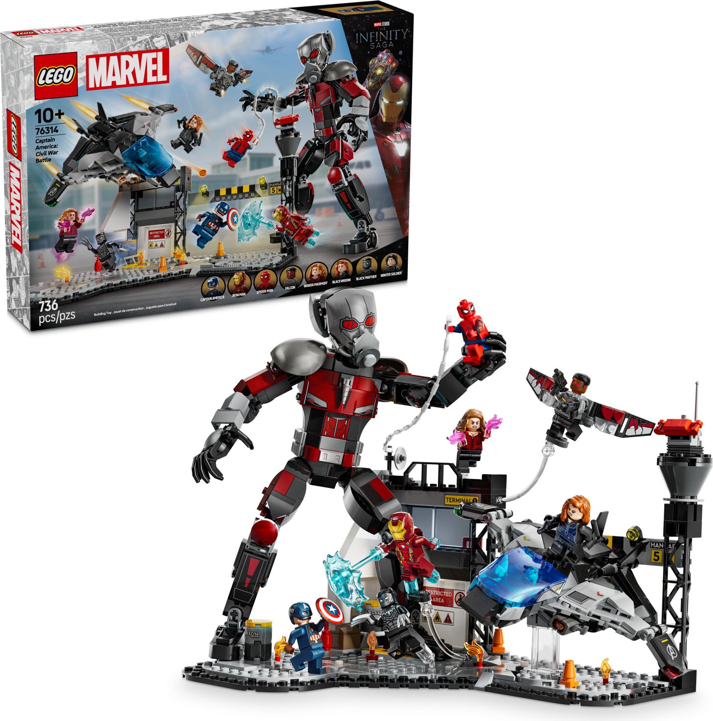 76314 Captain America: Civil War Action Battle