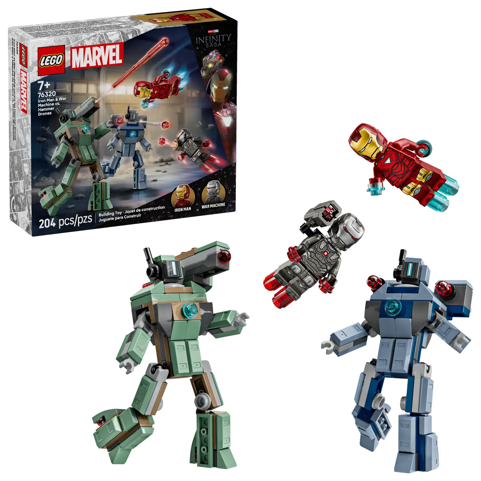 76320  Iron Man & War Machine vs. Hammer Drones