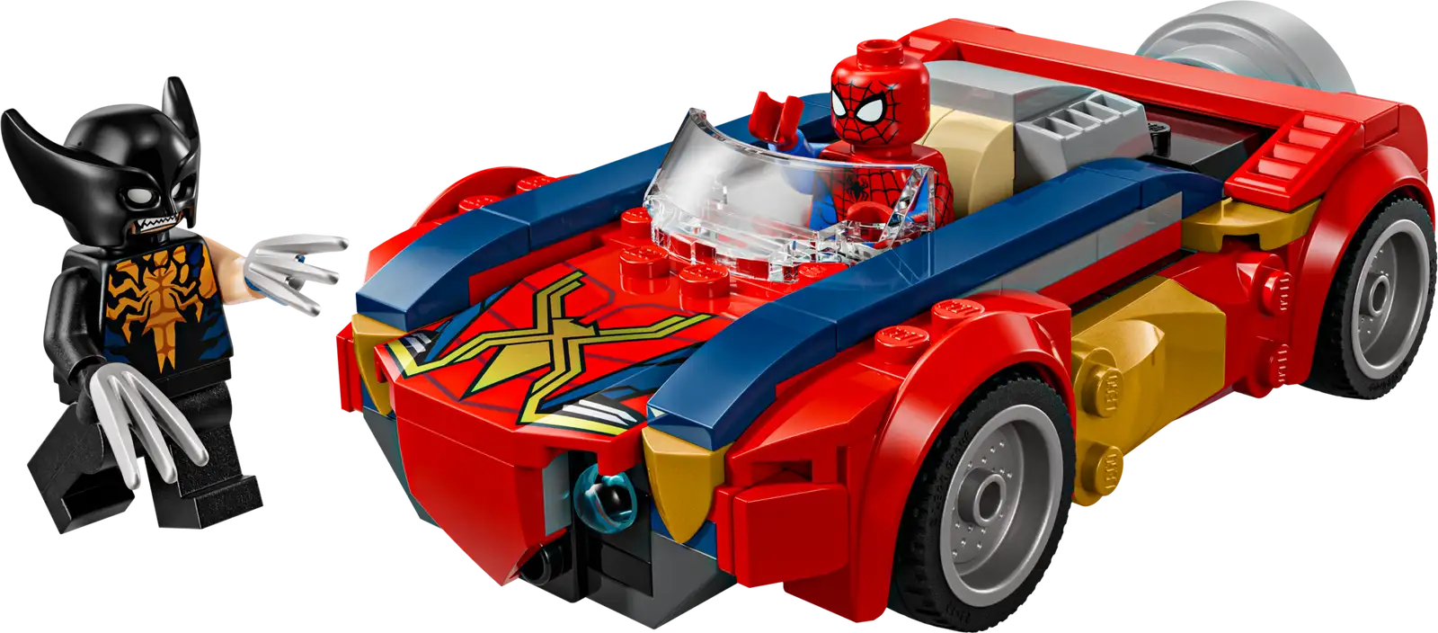 76336 Spider-Man Car vs. Venomized Wolverine