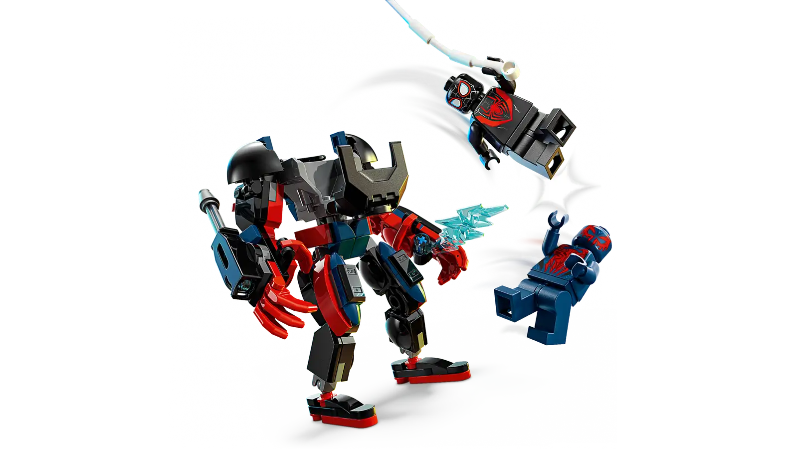 76337 Miles Morales Mech vs. Spider-Man 2099