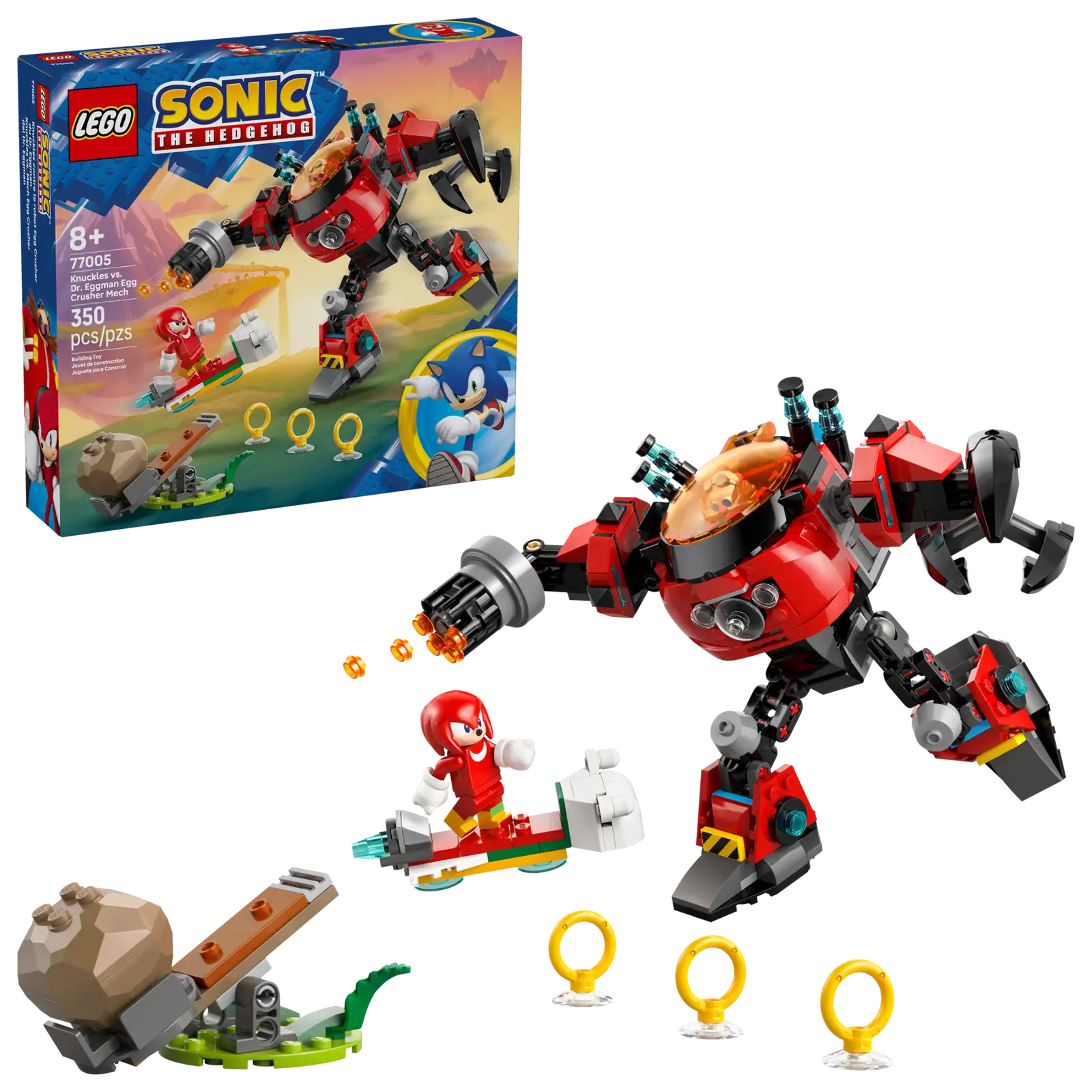77005 Knuckles vs. Dr. Eggman Egg Crusher Mech