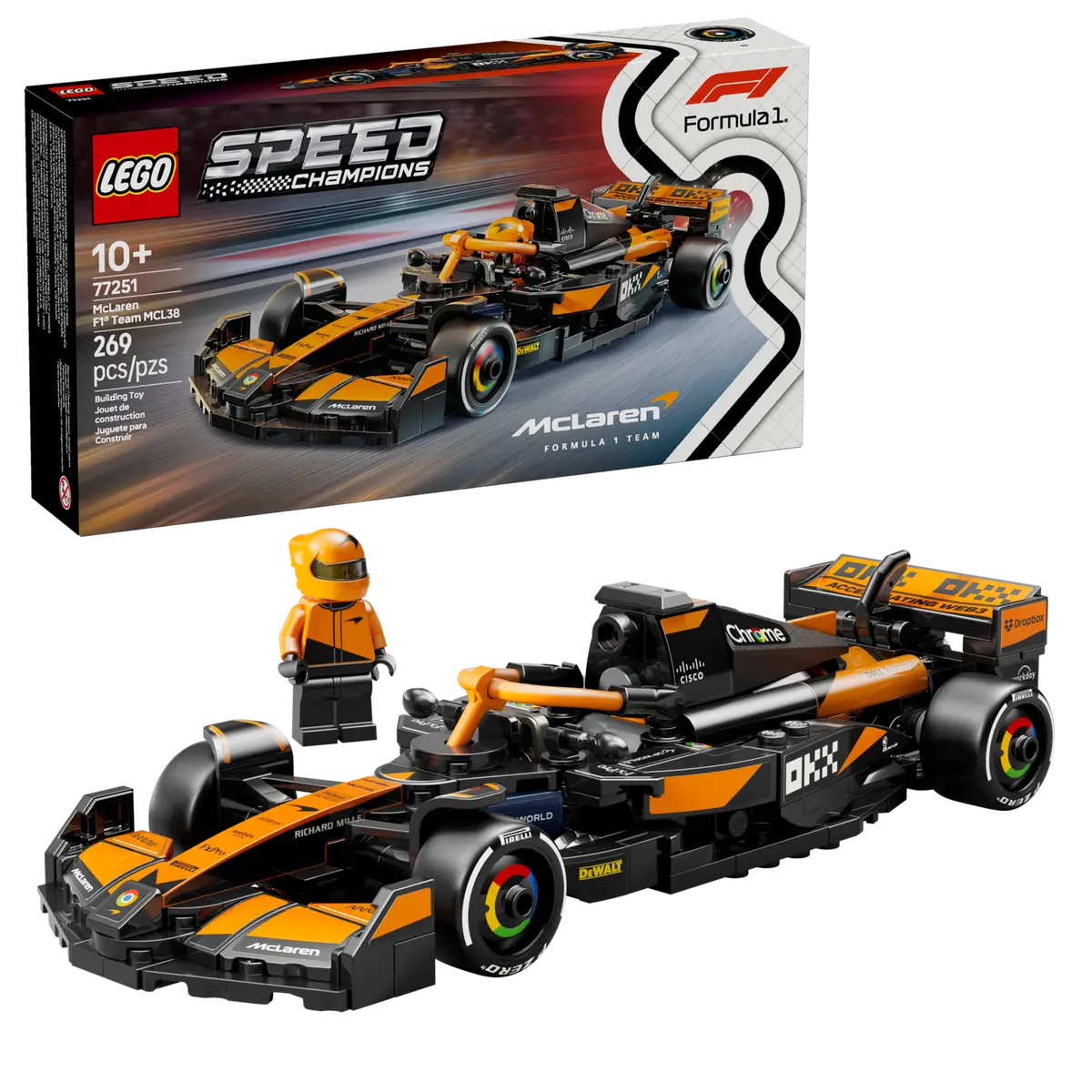 77251 McLaren F1® Team MCL38 Race Car