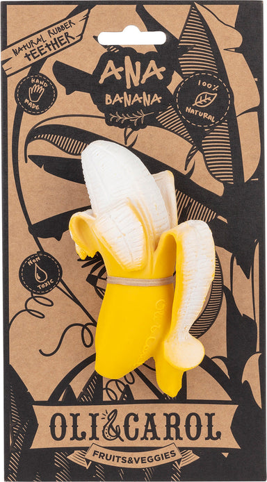 Ana the Banana Rubber Teether