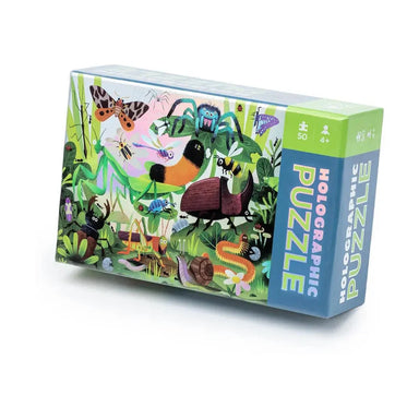 Backyard Bugs 50 piece Mini Holographic Puzzle