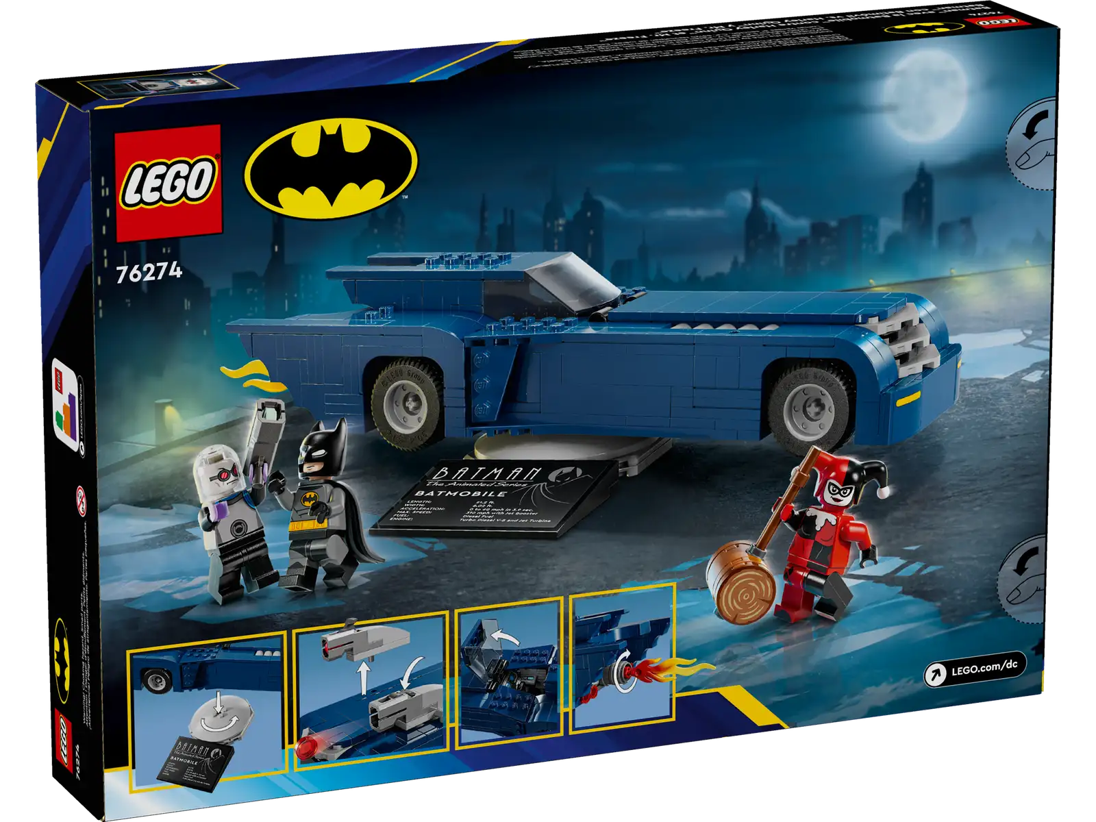 76274 Batman™ with the Batmobile™ vs. Harley Quinn™ and Mr. Freeze™