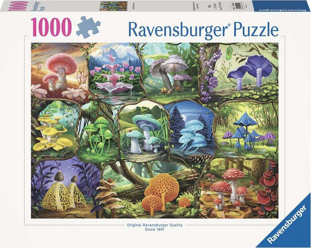 Beautiful Mushrooms 1000 pc Puzzle