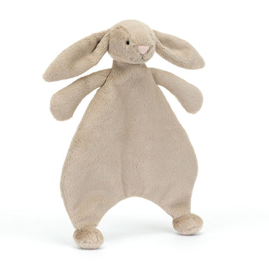 beige bashful bunny comforter blanket jellycat