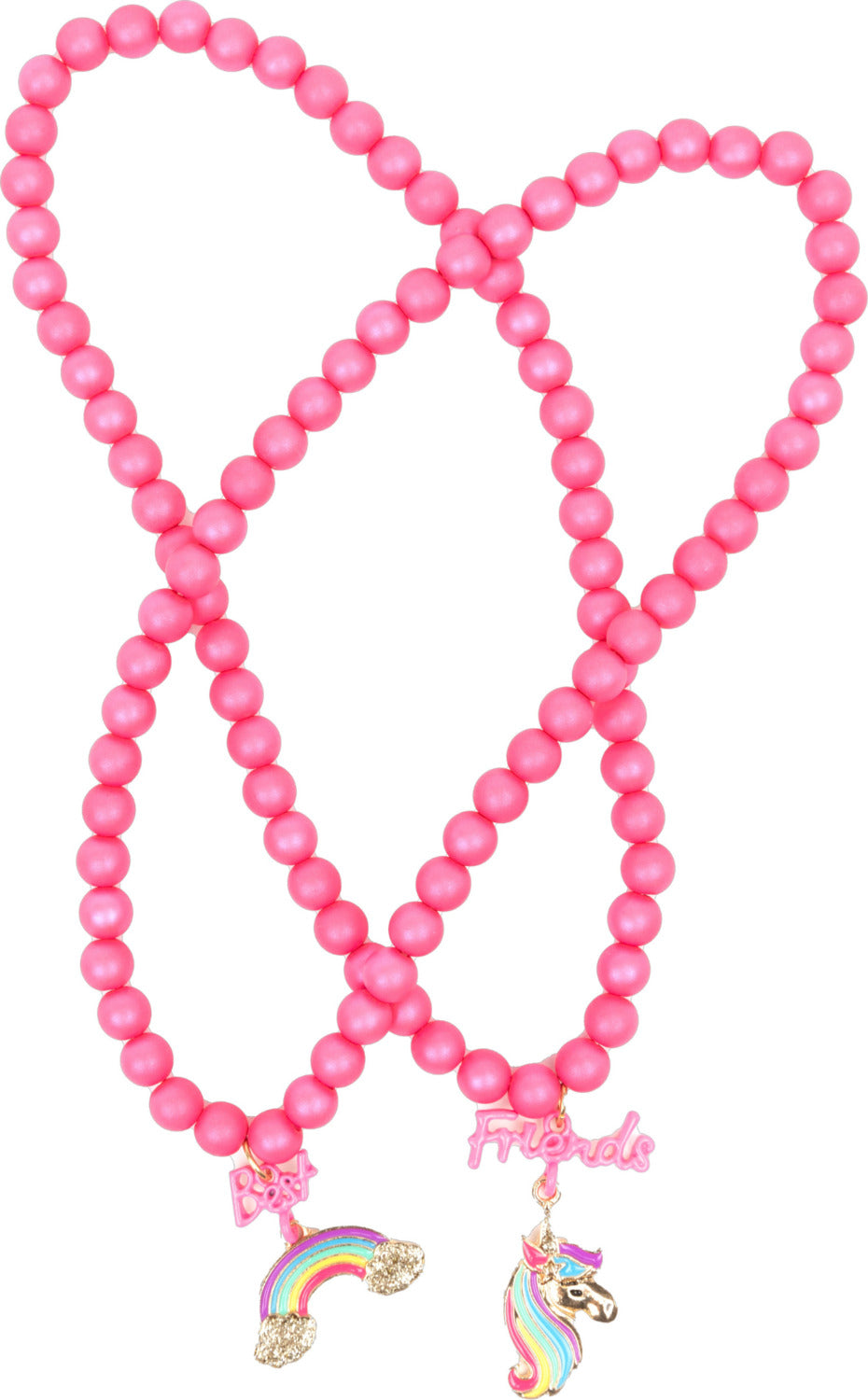 Best Friends Rainbow Unicorn Necklace