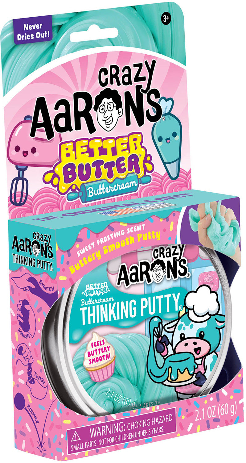 Better Butter Buttercream 4" Thinking Putty Tin