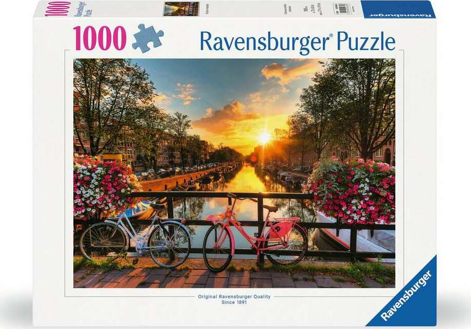 Bicycles in Amsterdam 1000 pc Puzzle