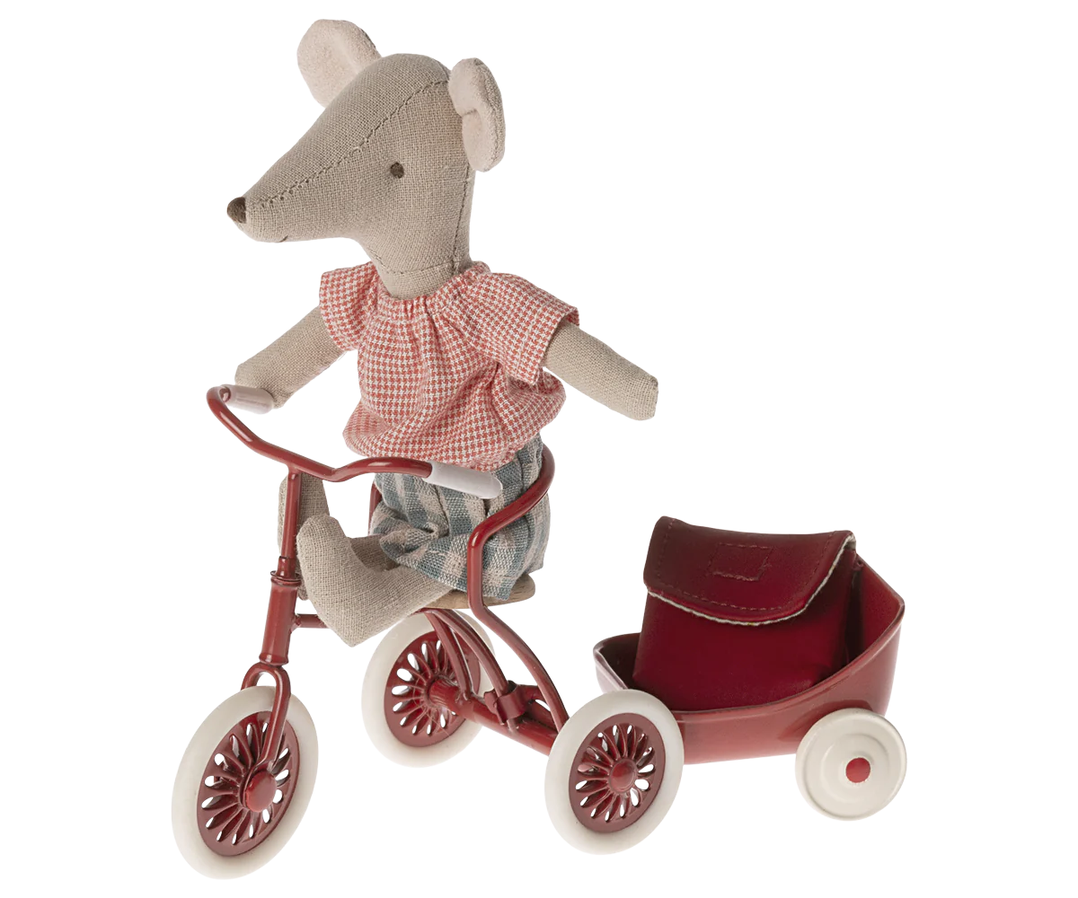 Big Sister Tricycle Mouse in Red