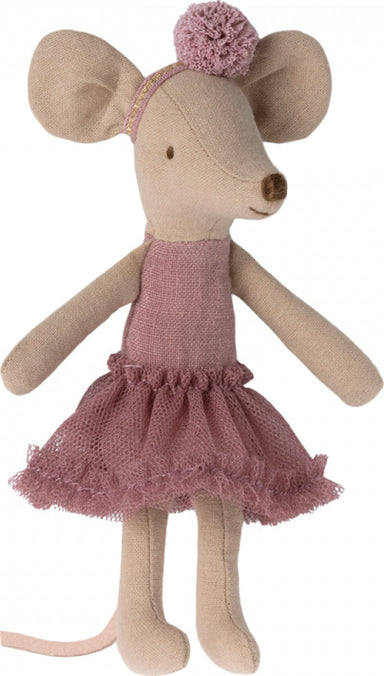 Big Sister Ballerina Mouse in Pink Heather