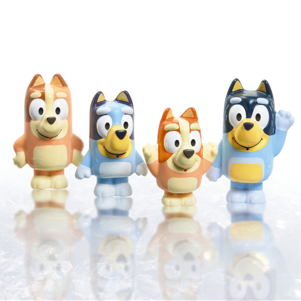 Bluey Squirter 4 Pack Bath Toy