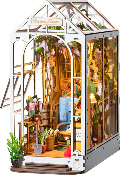 Booknook: Flower Garden House DIY Minature Kit