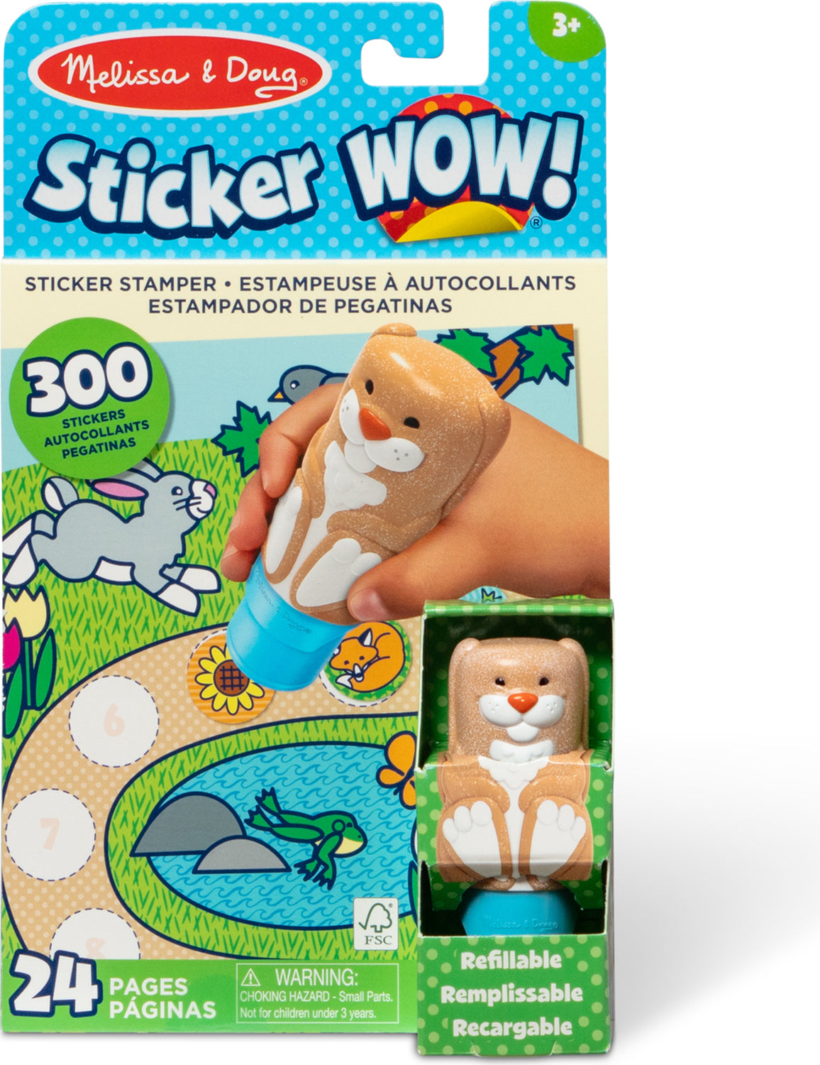 Bunny Sticker Wow! Activity Pad & Sticker Stamper