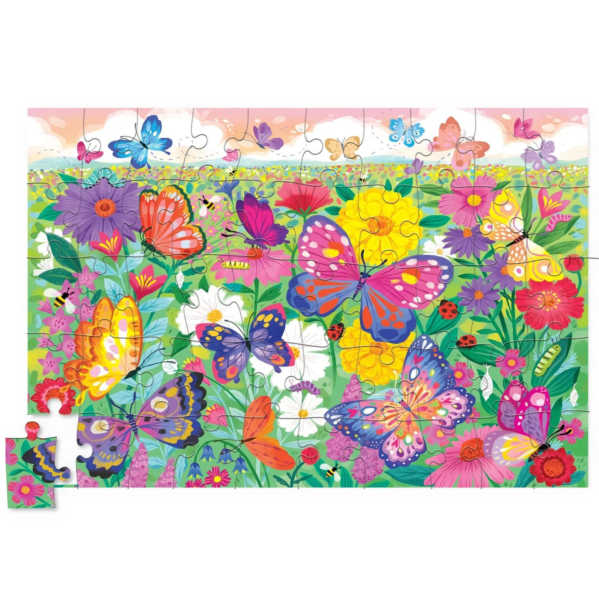 Butterfly Garden 50 piece Mini Holographic Puzzle