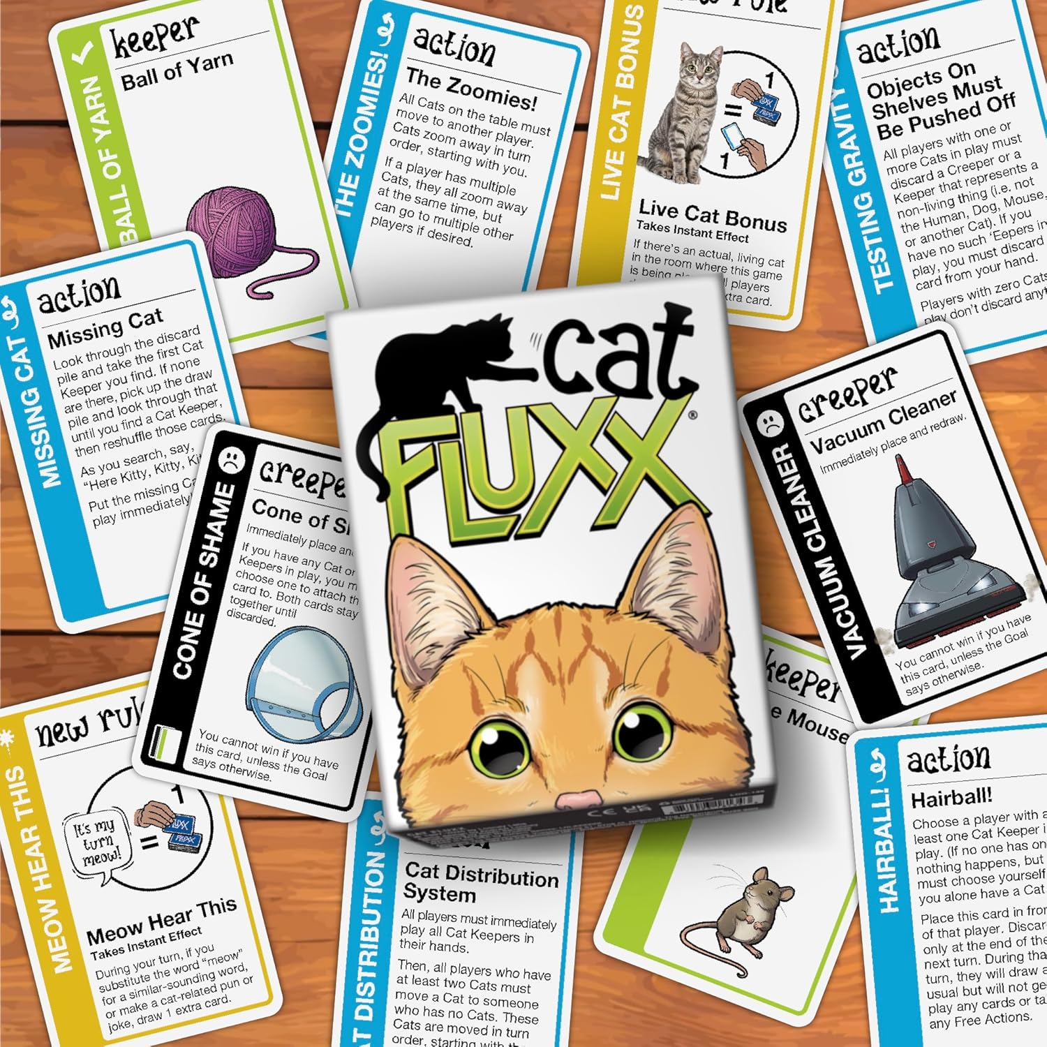 Cat Fluxx Card Game