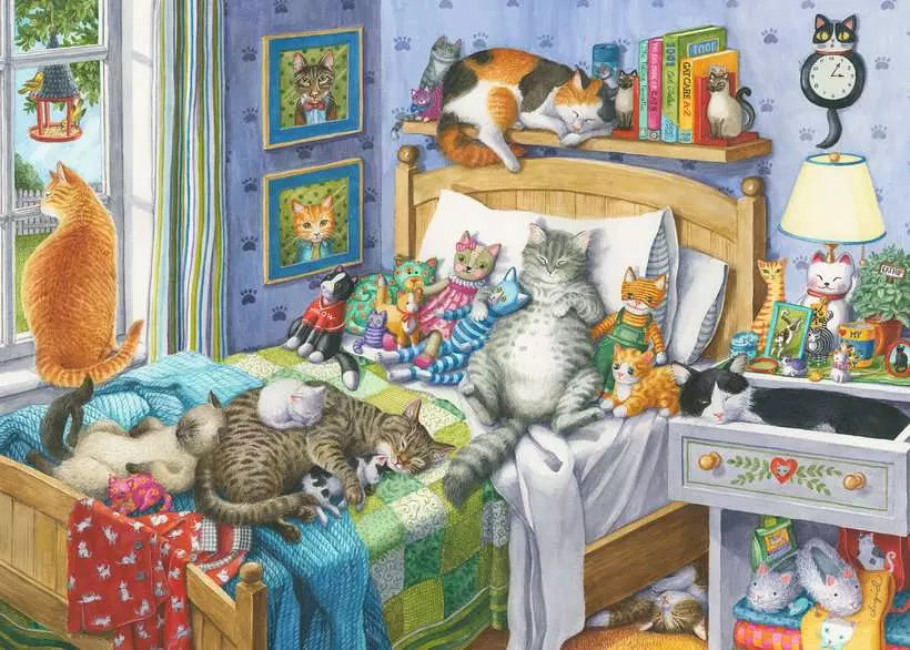 Cat's Nap 500 pc Lg Format Puzzle