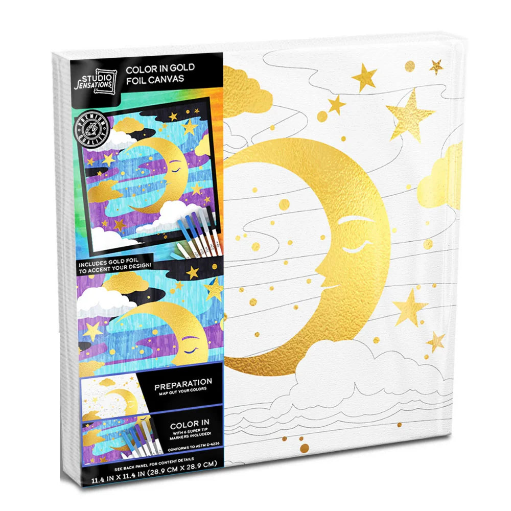 Celestial Gold Foil Coloring Kit