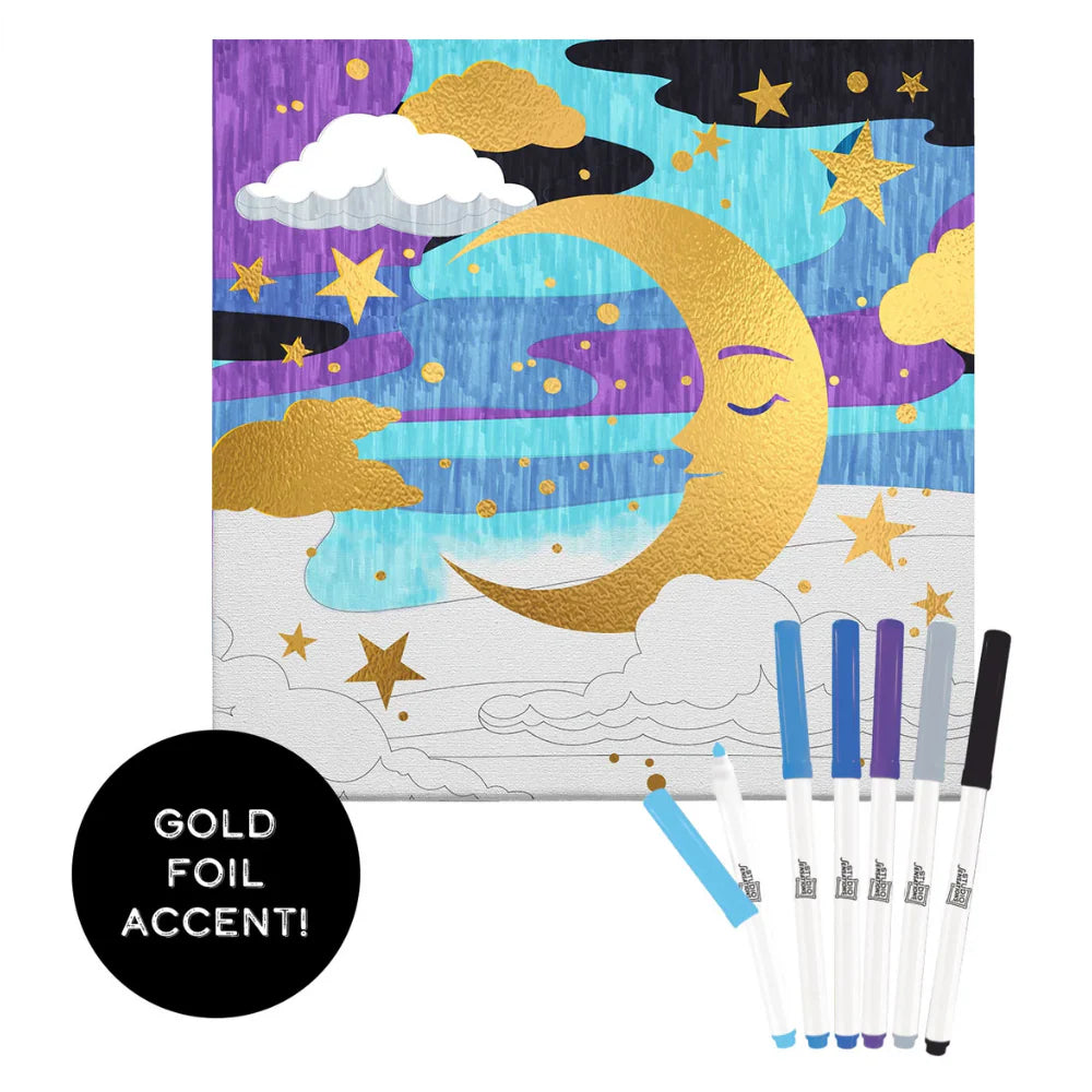 Celestial Gold Foil Coloring Kit