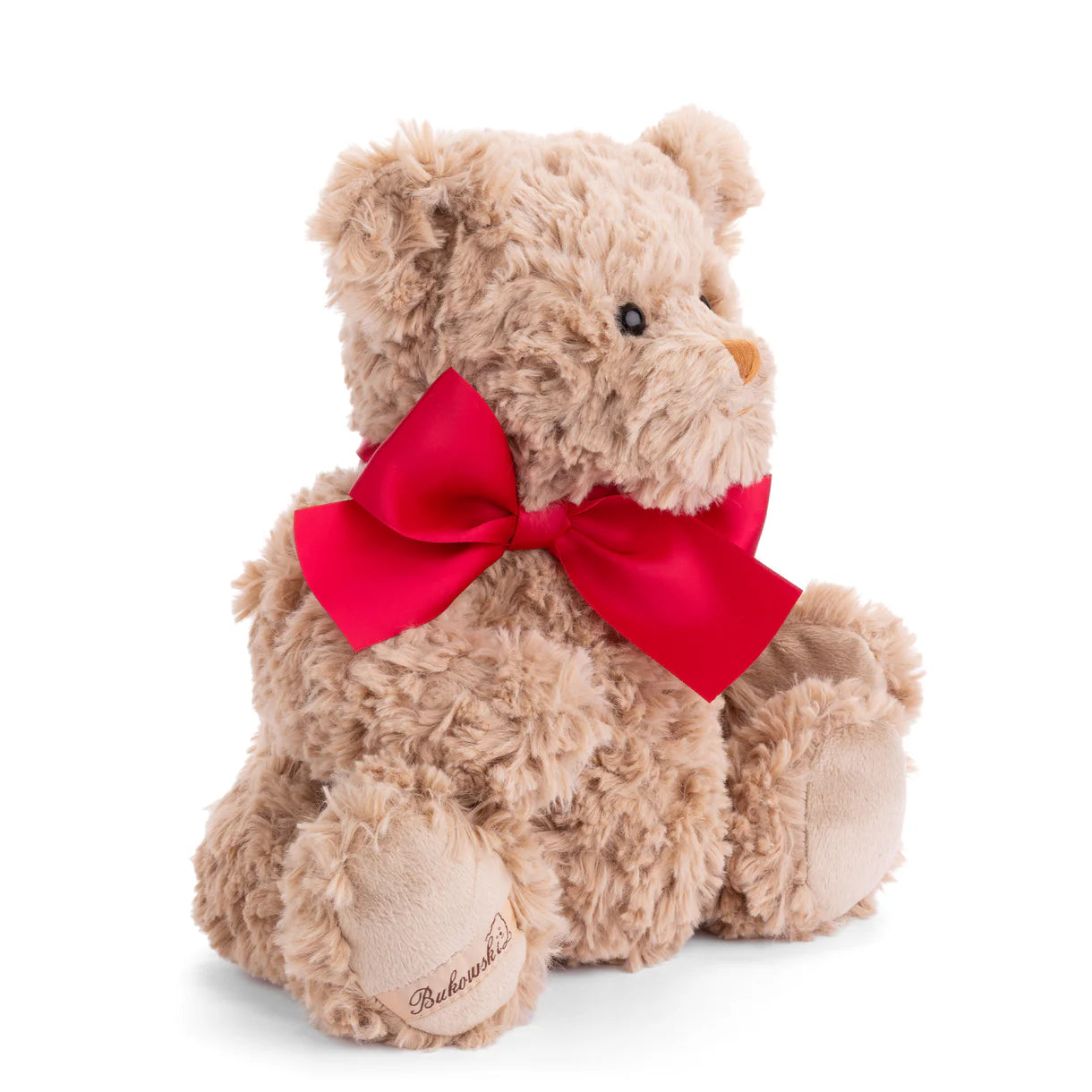 Christian Teddy Bear with Red Bow
