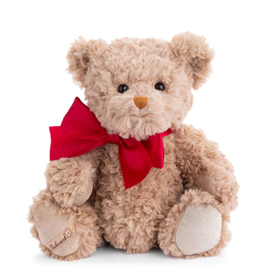 Christian Teddy Bear with Red Bow