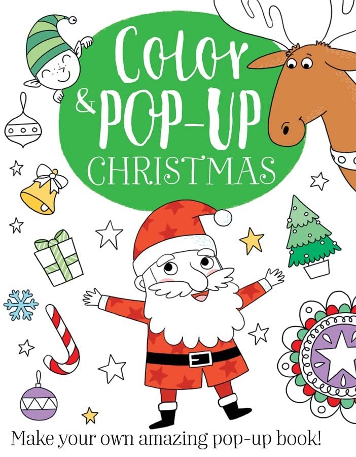 Christmas Color & Pop-Up Book
