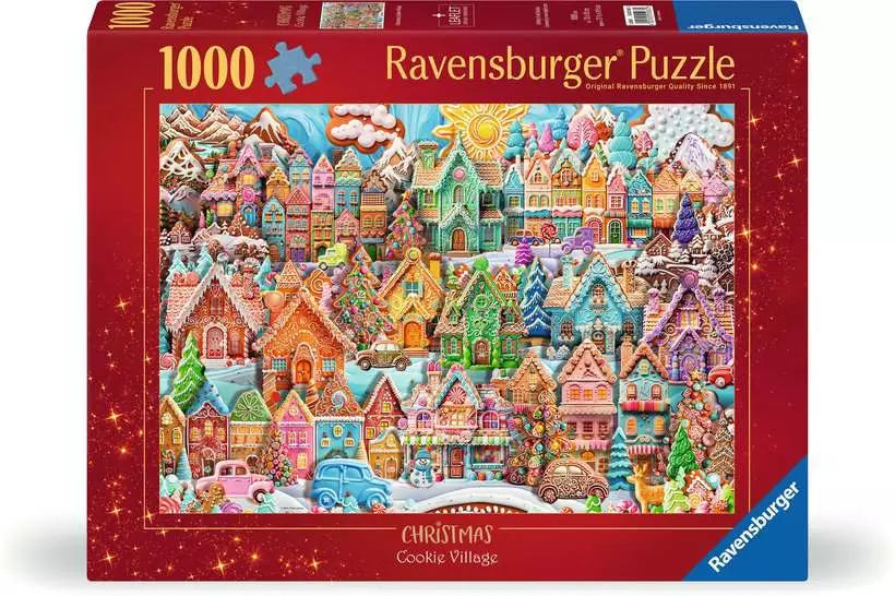 Christmas Cookie Village 1000 Pc Puzzle