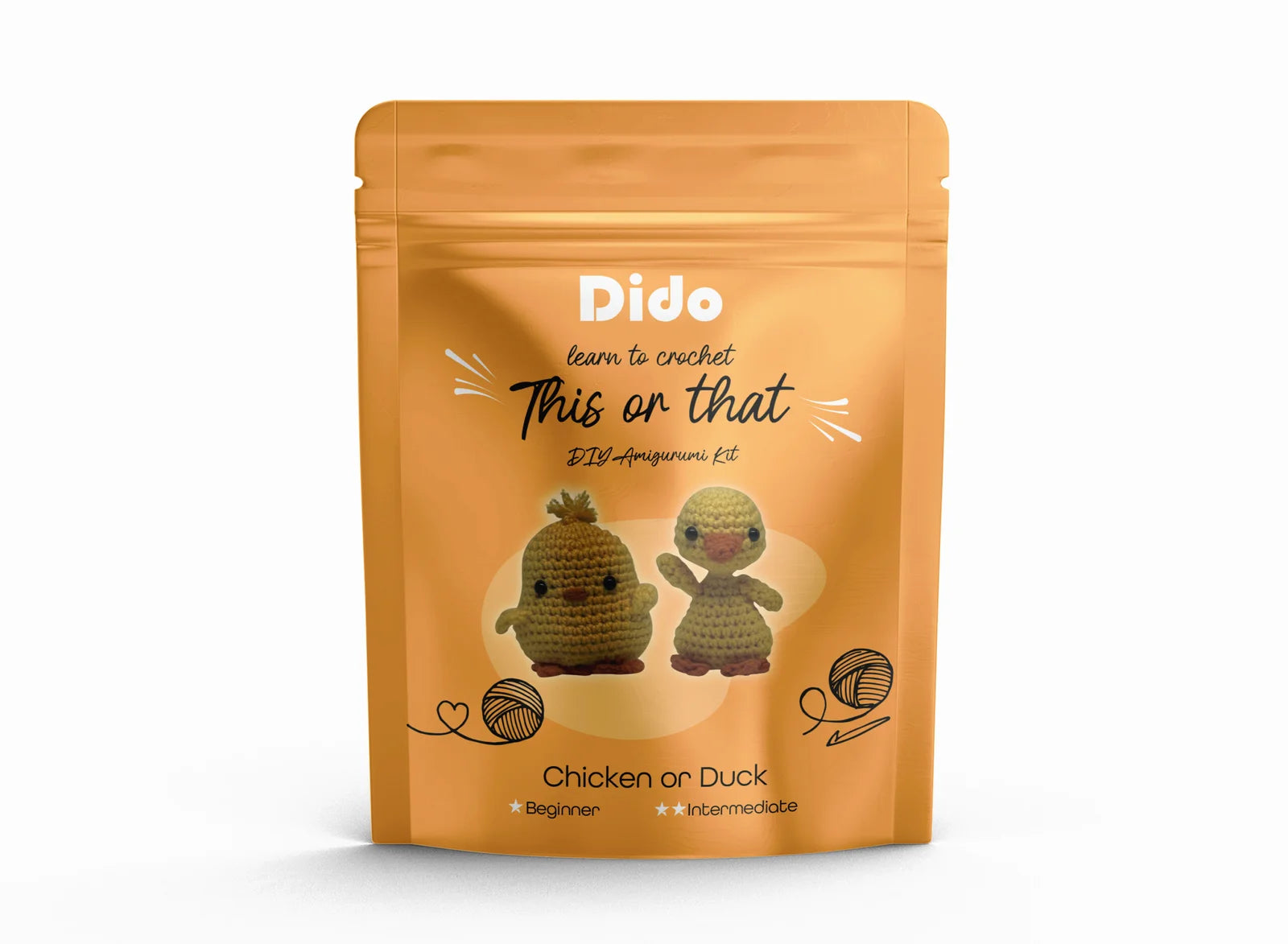 DIY Amigurumi Kit Chicken or Duck
