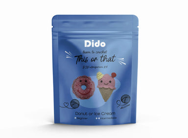 DIY Amigurumi Kit Donut or Ice Cream